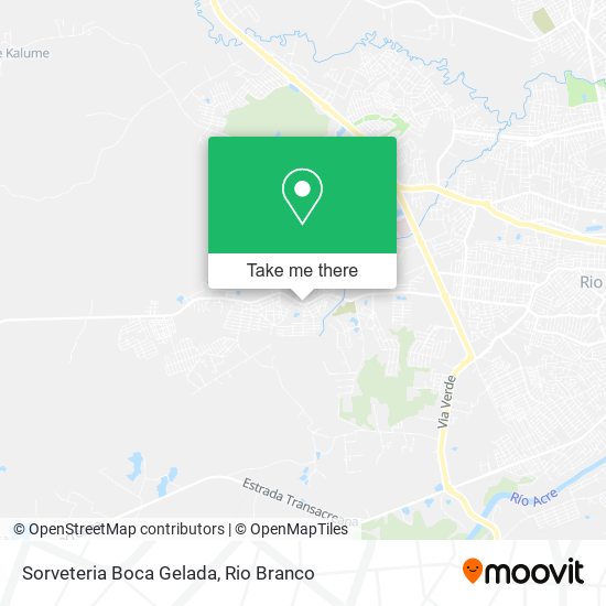 Sorveteria Boca Gelada map