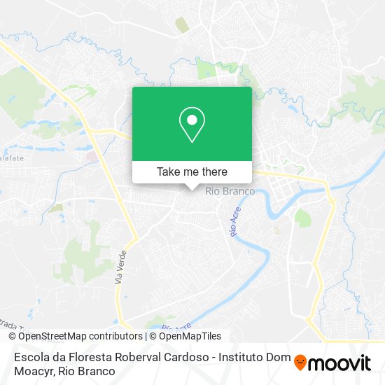 Escola da Floresta Roberval Cardoso - Instituto Dom Moacyr map