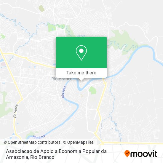 Associacao de Apoio a Economia Popular da Amazonia map