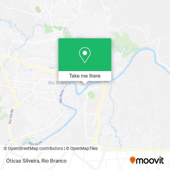 Óticas Silveira map