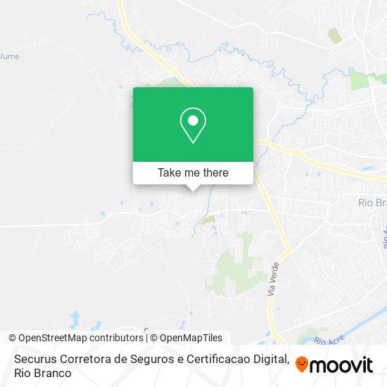 Mapa Securus Corretora de Seguros e Certificacao Digital