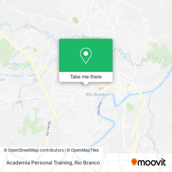 Academia Personal Training map