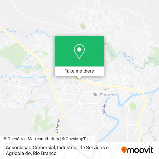 Associacao Comercial, Industrial, de Servicos e Agricola do map