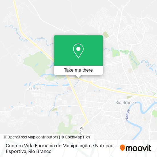 Mapa Contém Vida Farmácia de Manipulação e Nutrição Esportiva