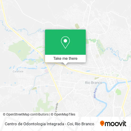 Centro de Odontologia Integrada - Coi map