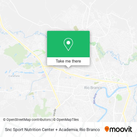 Mapa Snc Sport Nutrition Center + Academia