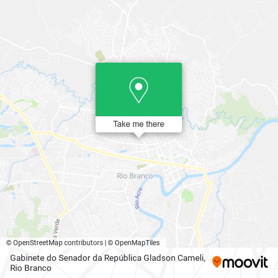 Mapa Gabinete do Senador da República Gladson Cameli