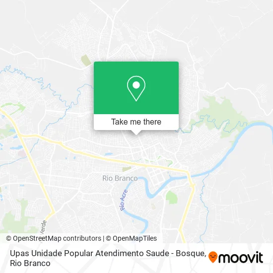 Upas Unidade Popular Atendimento Saude - Bosque map
