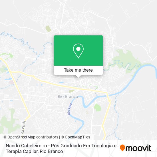 Mapa Nando Cabeleireiro - Pós Graduado Em Tricologia e Terapia Capilar