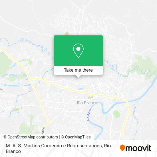 M. A. S. Martins Comercio e Representacoes map