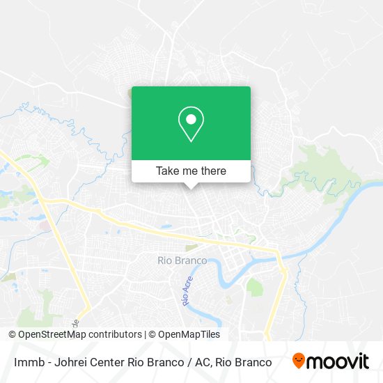 Mapa Immb - Johrei Center Rio Branco / AC