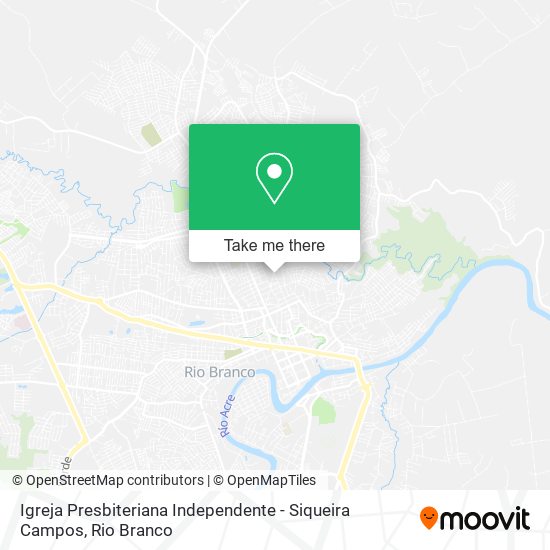 Mapa Igreja Presbiteriana Independente - Siqueira Campos