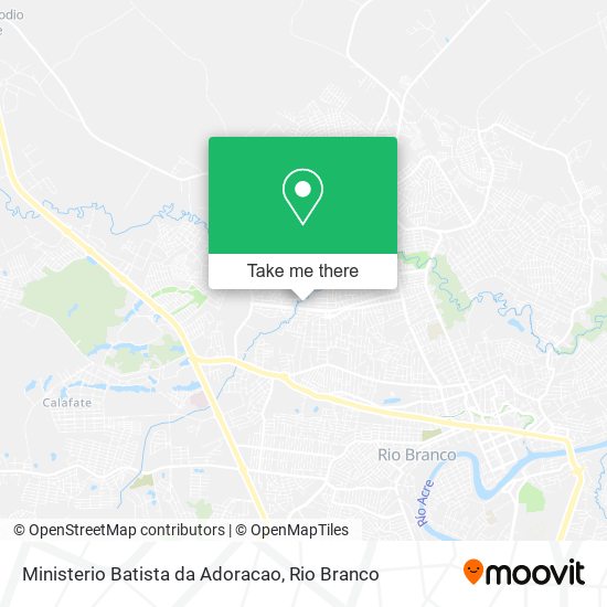 Mapa Ministerio Batista da Adoracao