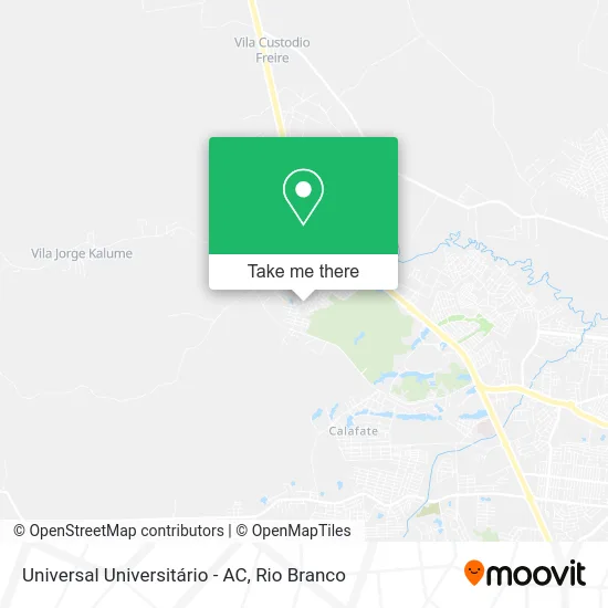 Universal Universitário - AC map