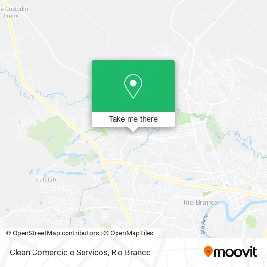 Clean Comercio e Servicos map