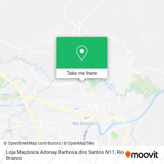 Loja Maçônica Adonay Barbosa dos Santos N11 map