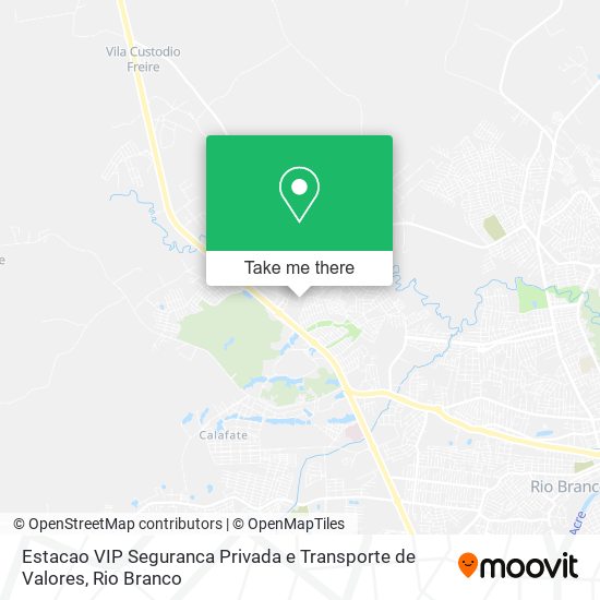 Mapa Estacao VIP Seguranca Privada e Transporte de Valores