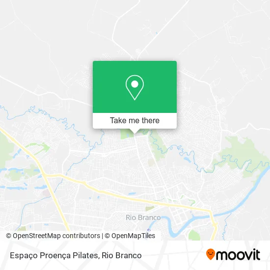 Espaço Proença Pilates map