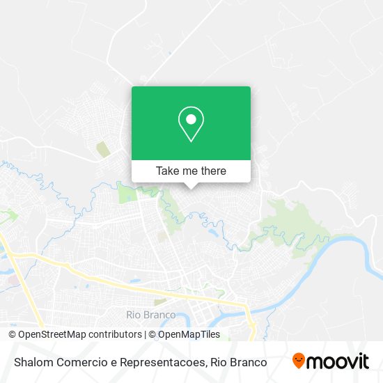 Mapa Shalom Comercio e Representacoes