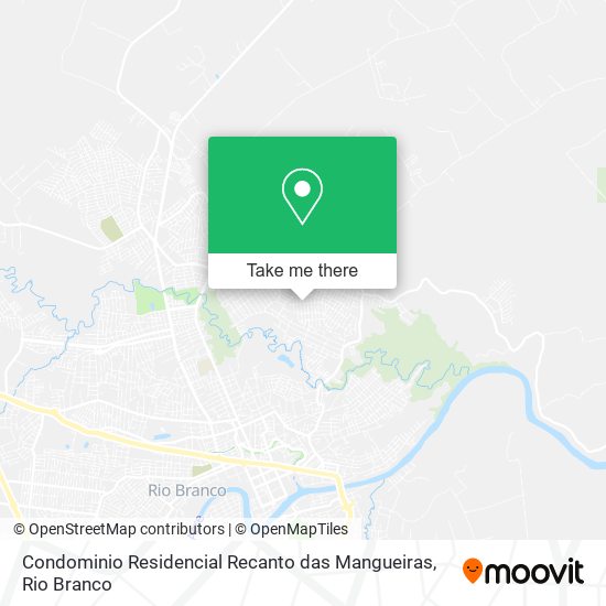 Mapa Condominio Residencial Recanto das Mangueiras