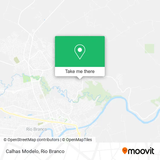 Calhas Modelo map