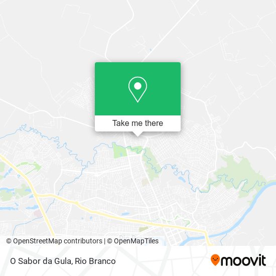 O Sabor da Gula map