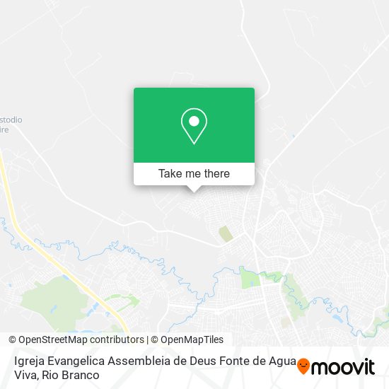 Mapa Igreja Evangelica Assembleia de Deus Fonte de Agua Viva