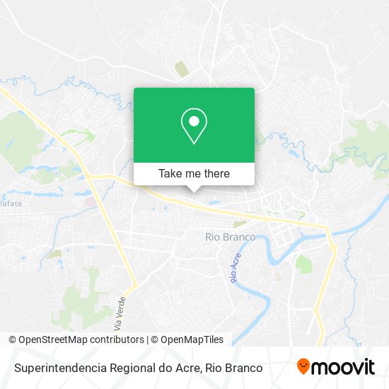 Superintendencia Regional do Acre map