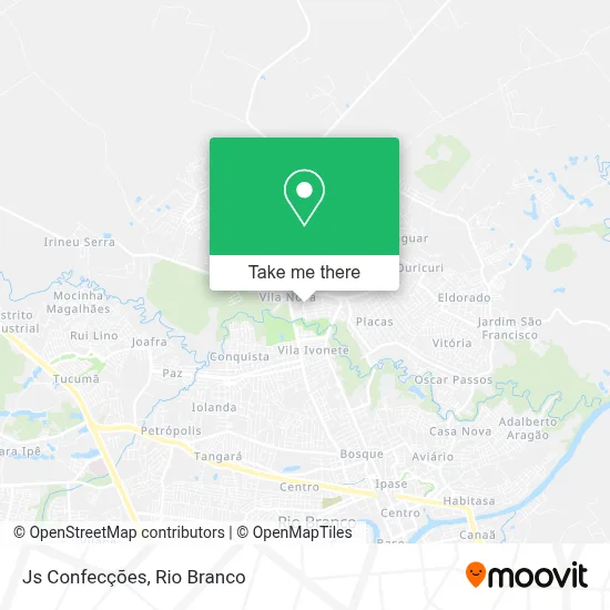 Js Confecções map
