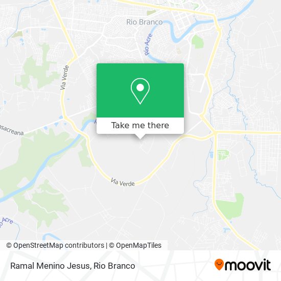 Ramal Menino Jesus map