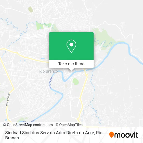 Sindsad Sind dos Serv da Adm Direta do Acre map