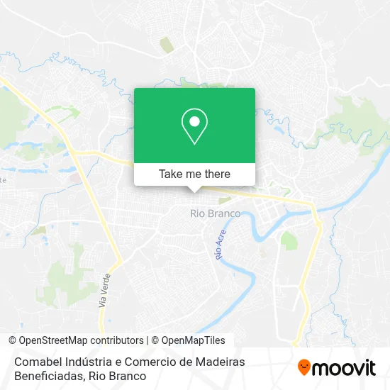 Comabel Indústria e Comercio de Madeiras Beneficiadas map