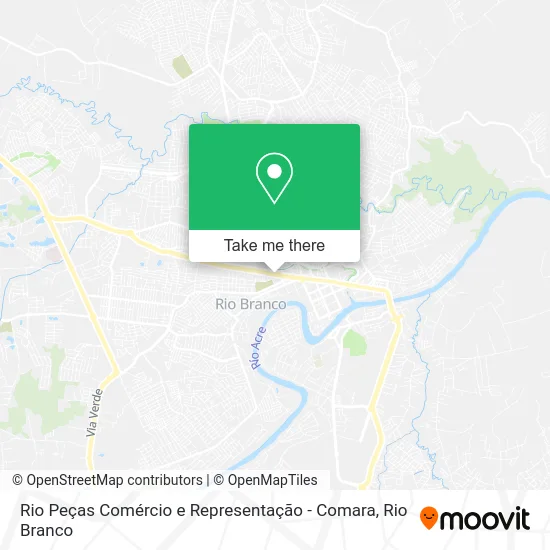 Rio Peças Comércio e Representação - Comara map