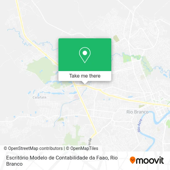Escritório Modelo de Contabilidade da Faao map
