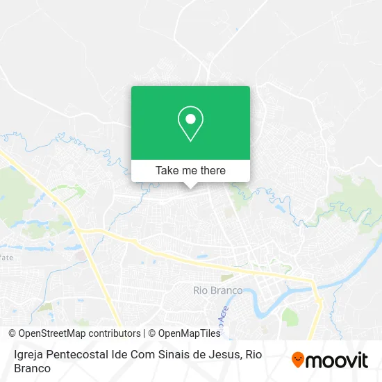 Igreja Pentecostal Ide Com Sinais de Jesus map