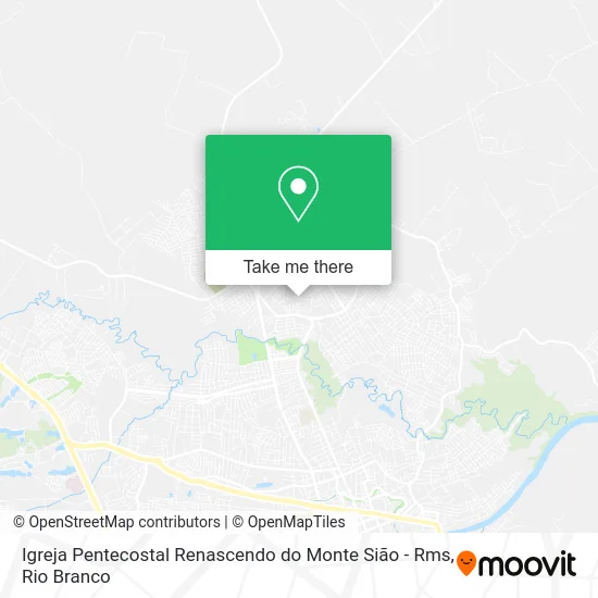 Igreja Pentecostal Renascendo do Monte Sião - Rms map