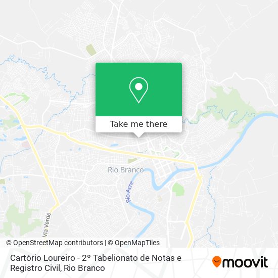 Mapa Cartório Loureiro - 2º Tabelionato de Notas e Registro Civil