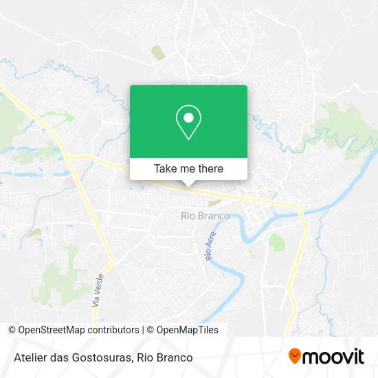 Atelier das Gostosuras map