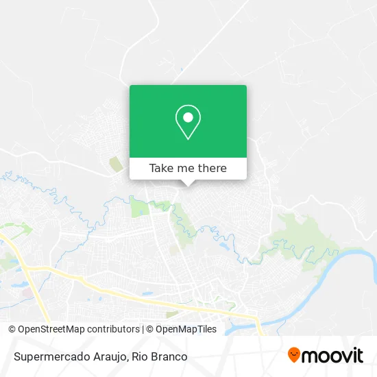 Supermercado Araujo map