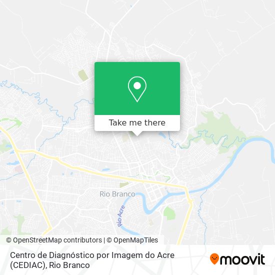 Centro de Diagnóstico por Imagem do Acre (CEDIAC) map