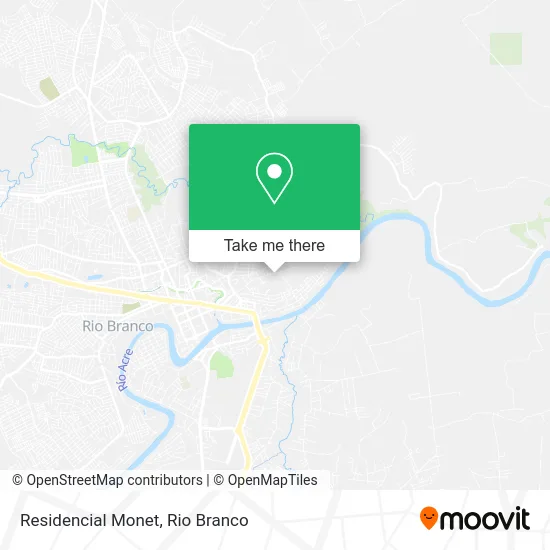 Residencial Monet map