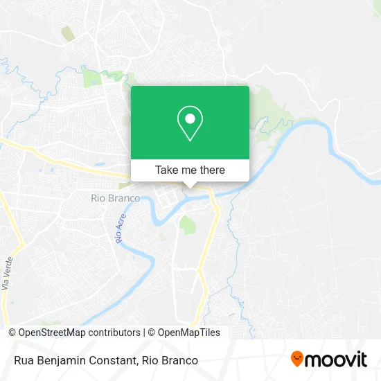 Rua Benjamin Constant map