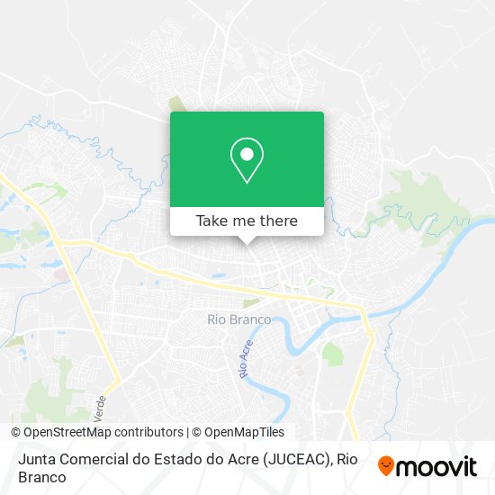 Junta Comercial do Estado do Acre (JUCEAC) map