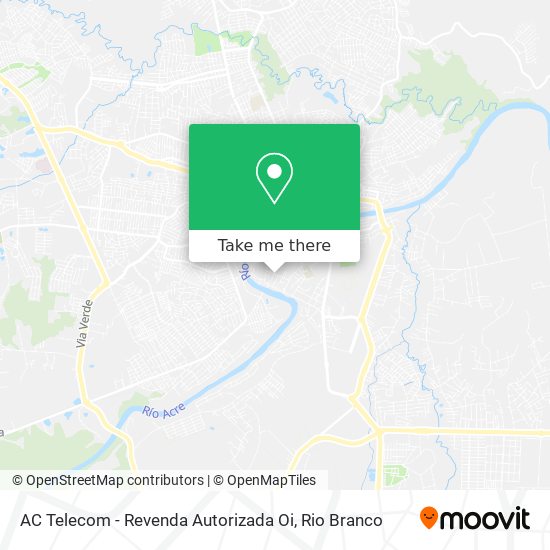 AC Telecom - Revenda Autorizada Oi map