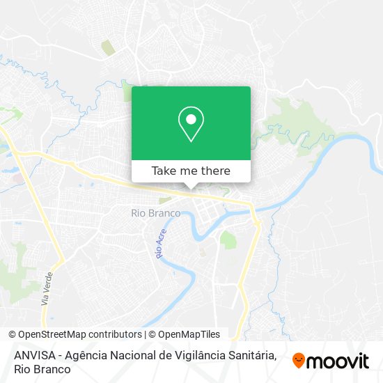 Mapa ANVISA - Agência Nacional de Vigilância Sanitária