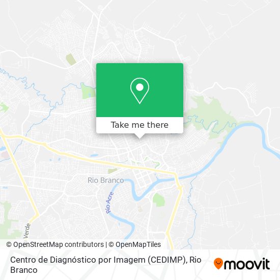 Mapa Centro de Diagnóstico por Imagem (CEDIMP)