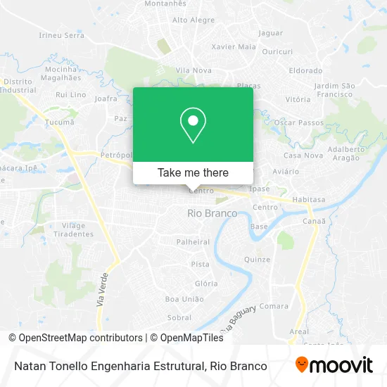 Natan Tonello Engenharia Estrutural map