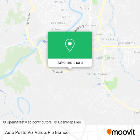 Auto Posto Via Verde map