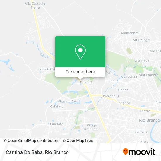 Cantina Do Baba map