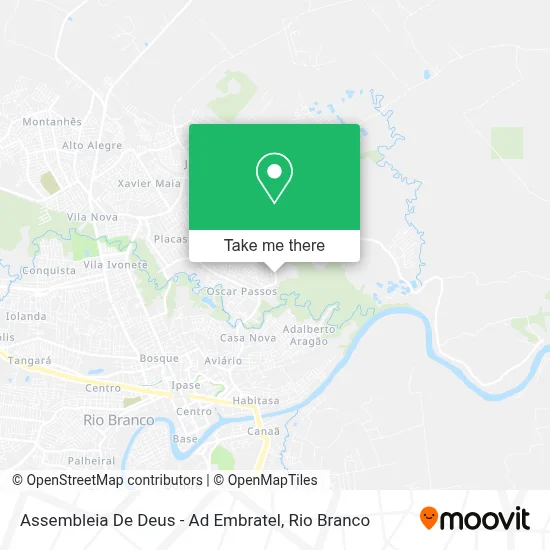Assembleia De Deus - Ad Embratel map
